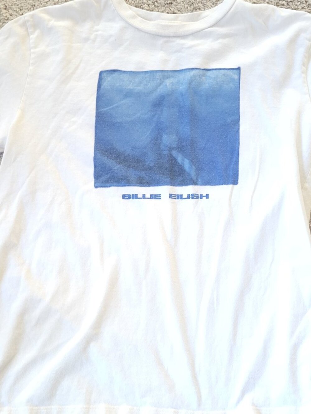 Youth Girls – T-Shirt (White) – Billie Eilish - Large